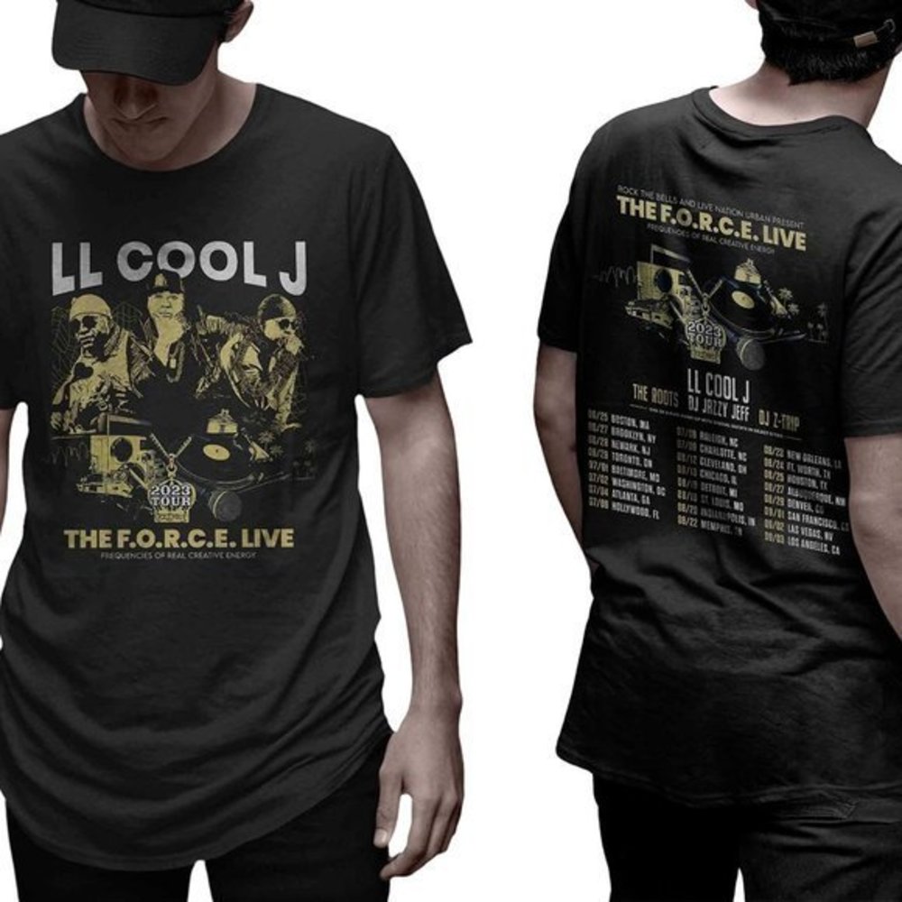 Ll Cool Force Live Tour 2023 TShirt Cool J Force Live Tour 2023 Shirt
